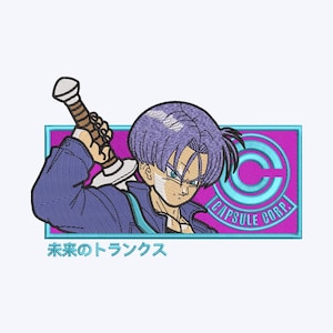Exclusive Anime Embroidery Designs Files, Fits All Embroidery Machines - Pick Your Hoop Size