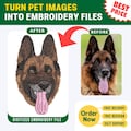 Custom Pet Embroidery Digitizing Service: Dog, Cat, Image to Machine File