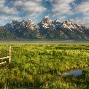 Grand Teton National Park, Tetons, Teton Bergkette, Farbfotographie von Tetons