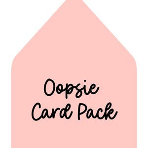 Oopsie Grußkarten | Grußkarten Bündel | 3er-Pack Überraschungskarten | Geburtstagskarten, Feiertagskarten | Handgemachte Karten
