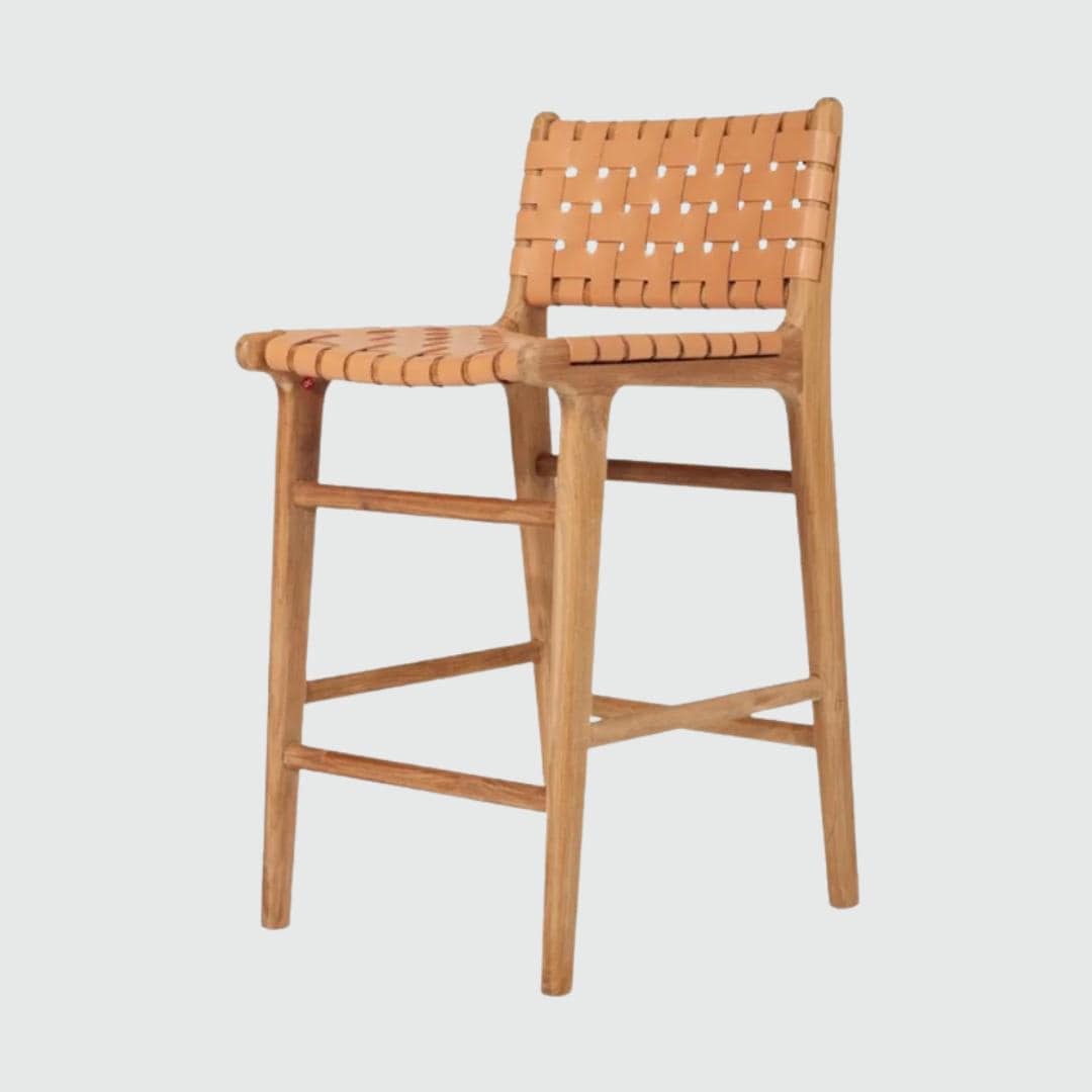 Woven Leather Stool - Etsy Woven Leather Stool - Etsy