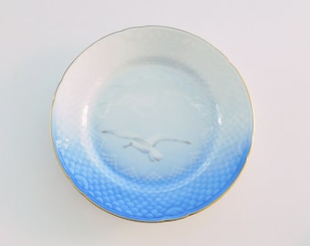 Vintage Bing and Grondahl Danbury Mint Seagull Dessert Plate, Copenhagen Porcelain