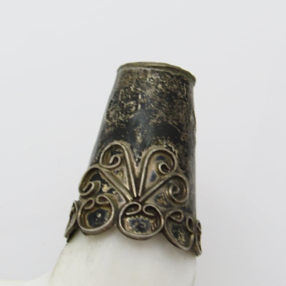 Vintage Sterling Thimble Sewing Collectibles Mexican Sterling