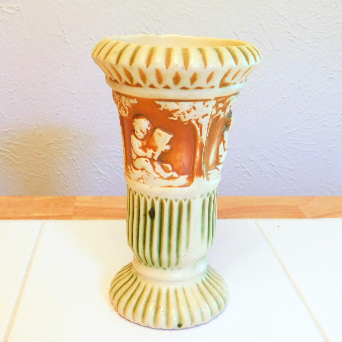 Roseville Donatello Jardiniere Vase Small Donatello Vase | Etsy