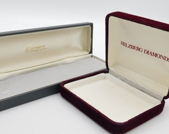Vintage Jewelry Presentation Box Lot, Jewelry Storage, Jewelry Display Box