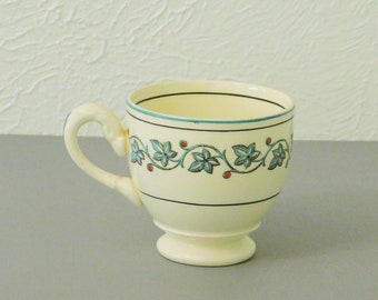 Vintage Demitasse Cups, Rosenthal Bavaria and Staffordshire, Lot of Two Cups