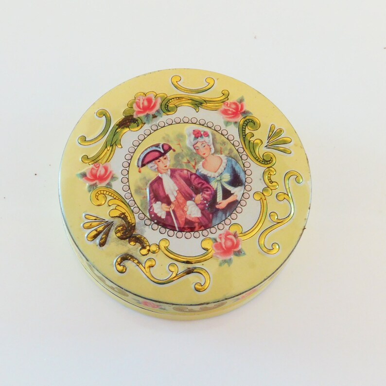 Vintage Candy Tin Baret Ware Art Grace English Candy Tin Etsy Australia