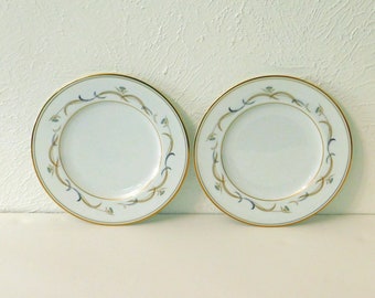 Vintage Noritake Fine China Sherwin, Mid-Century China, Sherwin Bread and Butter Plates