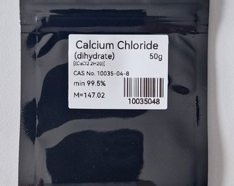 50g Calcium Chloride dihydrate, 99.5%+, CAS 10035-04-8