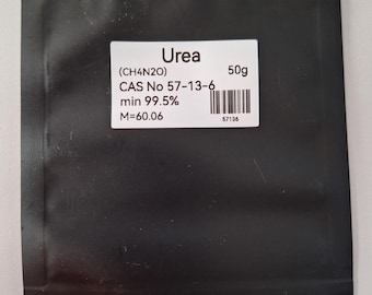50g Urea, 99.5.%+, CAS:57-13-6, Pure for microbiology analysis