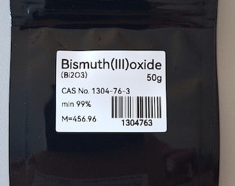 50g Bismuth (III) Oxide 99%+ CAS 1304-76-3
