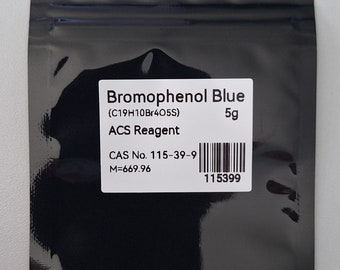 5g Bromophenol Blue Indicator, ACS Reagent, CAS 115-39-9