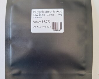10g Polygalacturonic Acid, CAS 25990-10-7.  Cert of Analysis on request