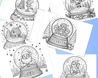 20 Christmas Coloring Pages. Christmas color Pages, Holiday coloring, Christmas Printable, Christmas Activities, Printable Coloring Pages