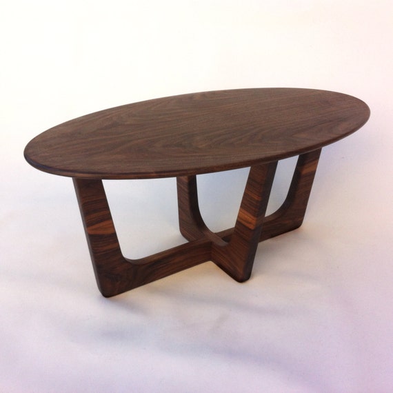 Mid Century Modern Oval Coffee Table Adrian Pearsall Image 0