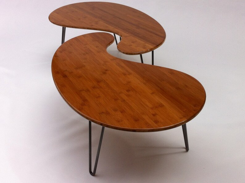 Nesting Kidney Bean Coffee Tables MidCentury Modern Etsy