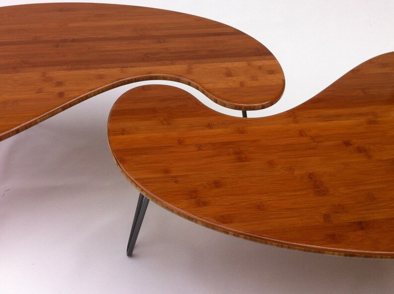 Nesting Kidney Bean Coffee Tables MidCentury Modern Etsy