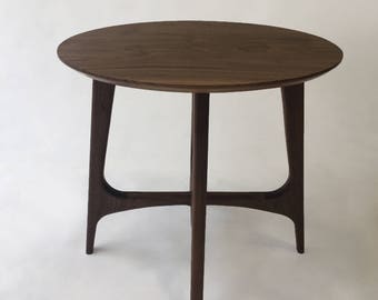 MCM Side Table in Solid Walnut - Single or a Pair of Side Tables - End Table - Matching End Tables