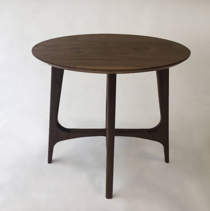 MCM Side Table in Solid Walnut Single or a Pair of Side Etsy