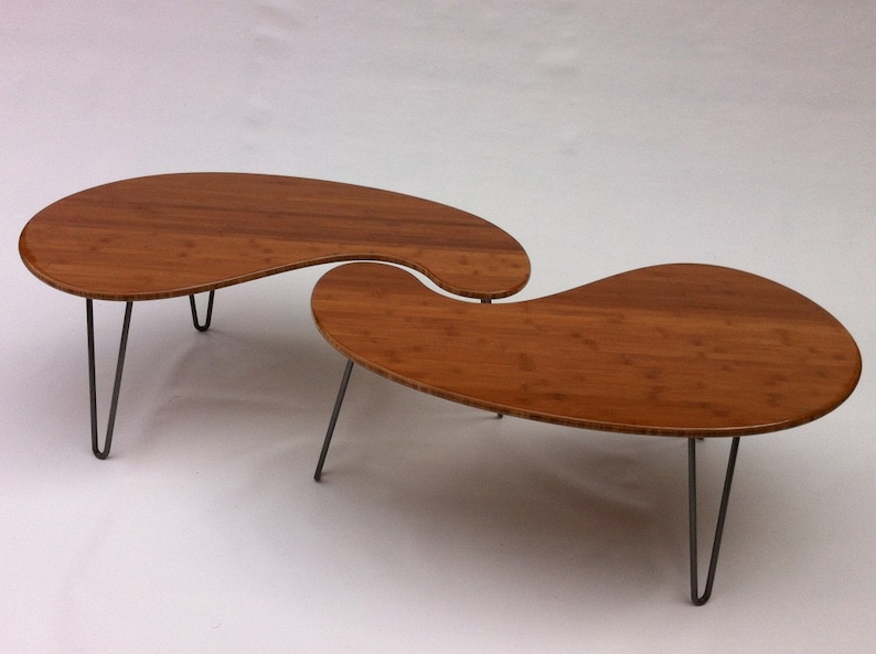Nesting Kidney Bean Coffee Tables MidCentury Modern Etsy