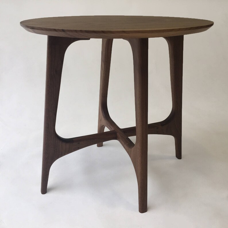 MCM Side Table in Solid Walnut Single or a Pair of Side Etsy