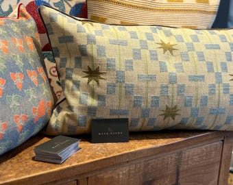 Studio Ashby Afua piped cushions, handmade in a choice of colourway and sizes