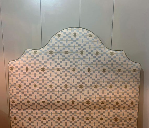 Studio Ashby Afua bespoke upholstered headboard made to order