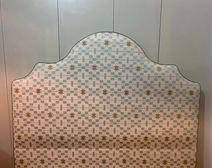Studio Ashby Afua bespoke upholstered headboard made to order