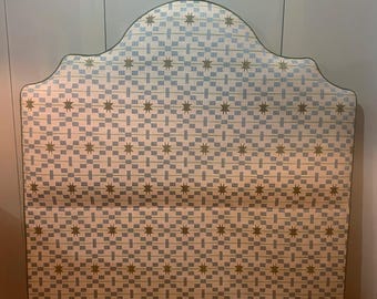 Studio Ashby Afua bespoke upholstered headboard made to order