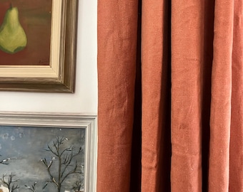 Made to Measure 100% heavy weight premium Linen curtains, fully interlined
