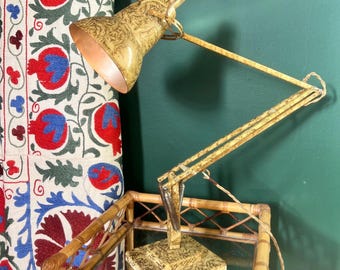 1938 HERBERT TERRY model 1227 Anglepoise articulated lamp - an early collectible. Two available separately or as a pair.