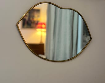 Bespoke Handmade un-lacquered brass mirrors