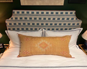 Large handmade Moroccan cactus bolster cushions