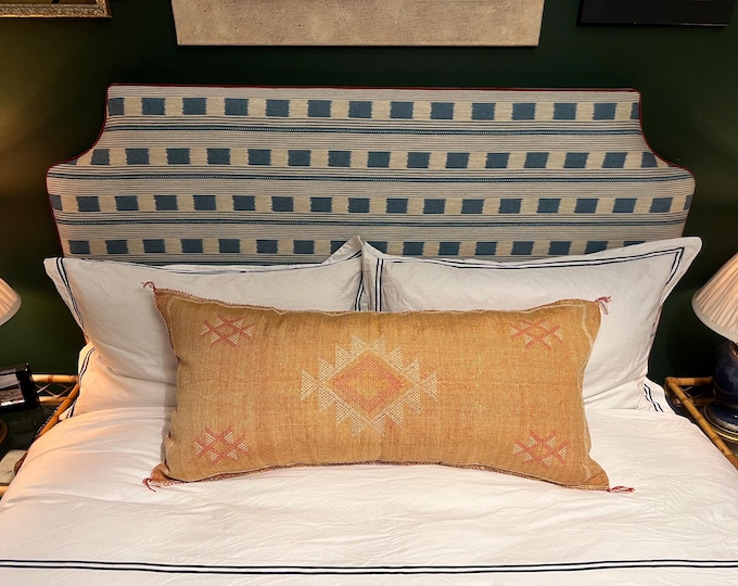 Large handmade Moroccan cactus bolster cushions
