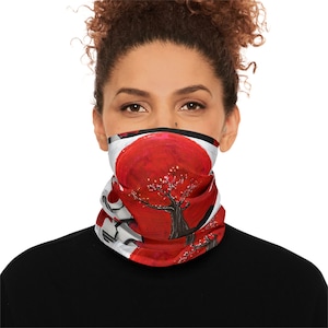 Graffiti Rising Sun Lightweight Neck Gaiter