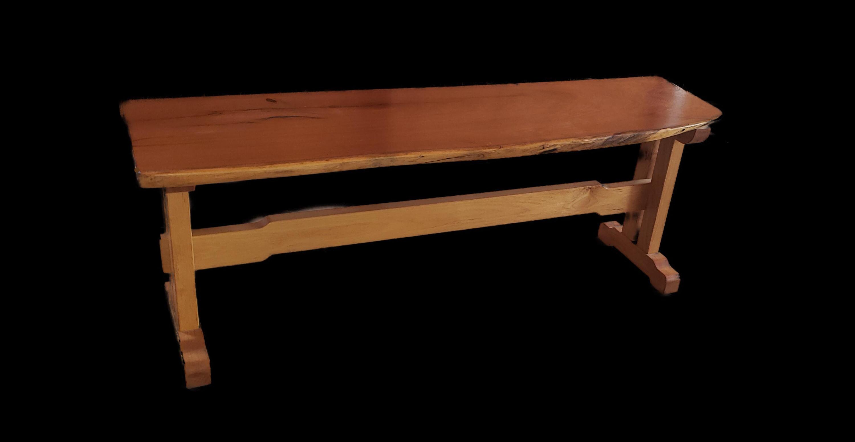 Solid Wood Trestle Style Dining Table - Etsy