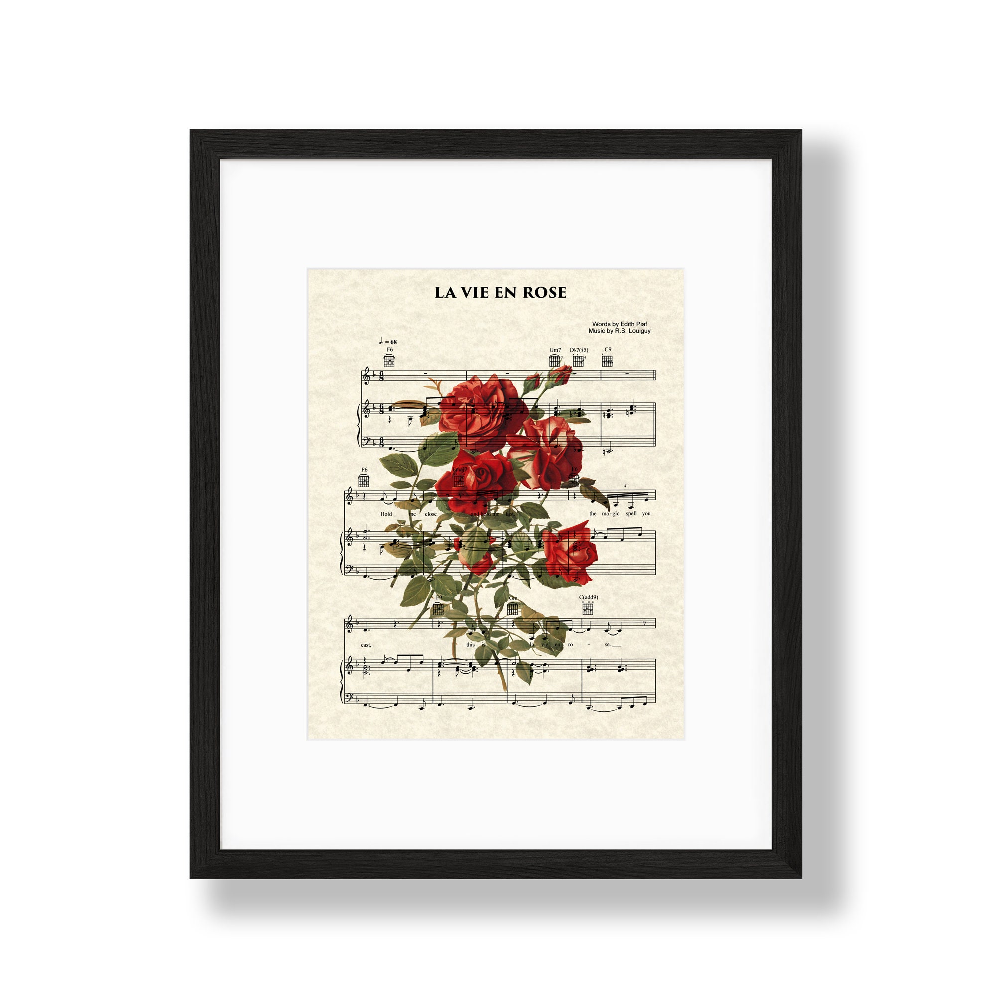 La Vie En Rose Art - Etsy