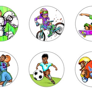 Hero Reward Stickers - Zwarte Amerikaanse jongensstickers voor: terug naar school, motivatie, gunsten, klusjes, verjaardag, Halloween, voor hem
