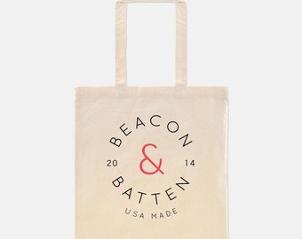 Beacon & Batten Logo - Lightweight Tote Bag