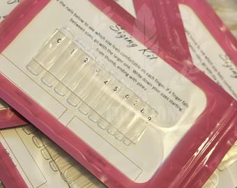 Kit de tamaño de uñas a presión