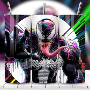 Omslagdoek voor bekers | Wikkelontwerp Spiderman-beker | 20oz rechte bekerwikkel, png | Tumbler-wraps jaren 90 cartoon | Directe digitale download