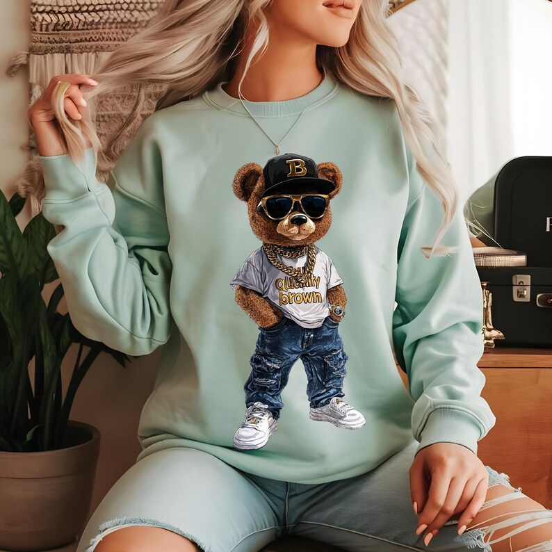 Block Bear Rapper Rapper Teddy Bear PNG: Gangster Graffiti Bear, Urban Hip-hop (digital ...