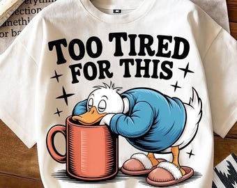 Funny Goose PNG: Sassy Coffee Lover-sublimatie (digitale download)