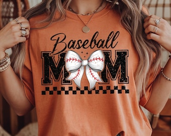 Baseball Mom PNG: Distressed Varsity Design (Digital Download)