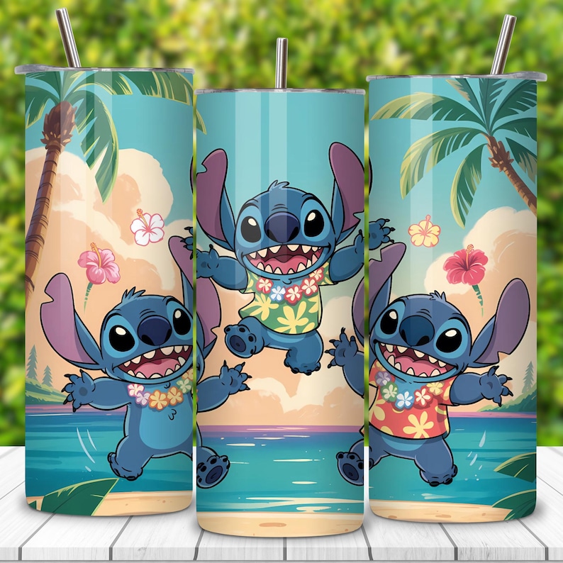 skinny tumbler wrap stitch png, 20oz sublimation wrap glitter, cute cartoon download file, stitch cartoon wrap for tumblers, sparkle stitch skinny design, printable cartoon tumbler png, sublimation wrap for stitch lovers, kawaii png digital download, glitter stitch wrap for cricut, digital cute cartoon wrap