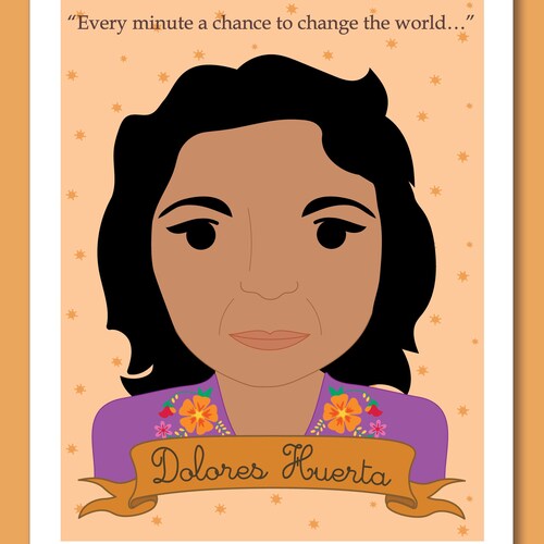 Sheroes Collection: Dolores Huerta 8x10 Art Print Famous | Etsy