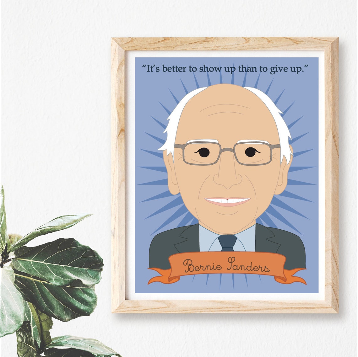 Heroes Collection Bernie Sanders 8x10 Art Print Famous Etsy