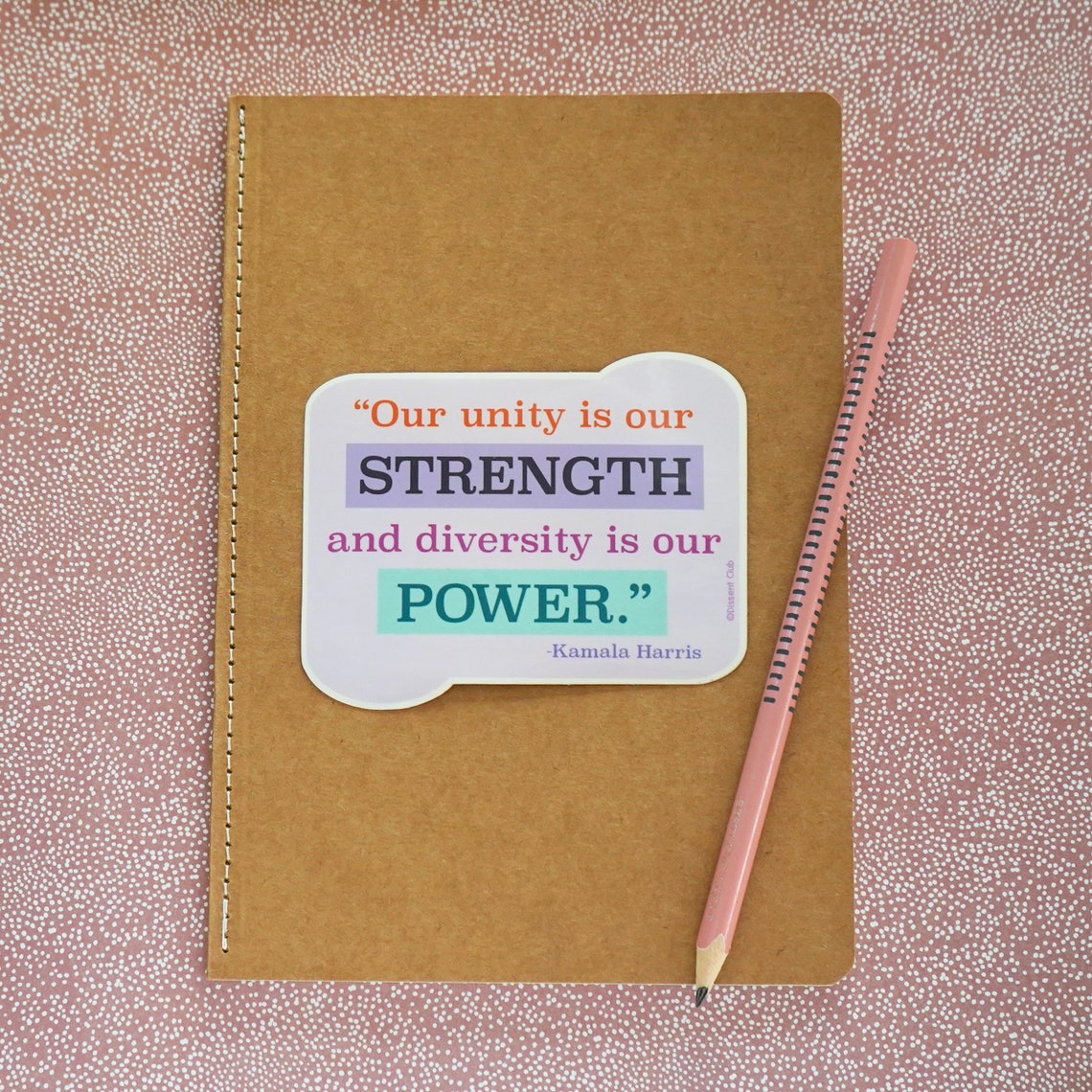 Free Shipping Unity is Our Strength Kamala Harris Quote - Etsy