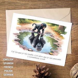 Jw Card 2 Corinthians 12:10b Jw gifts encouragements bible tj items