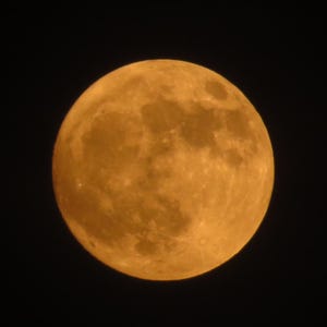 Yellow Moon Phone Wallpaper